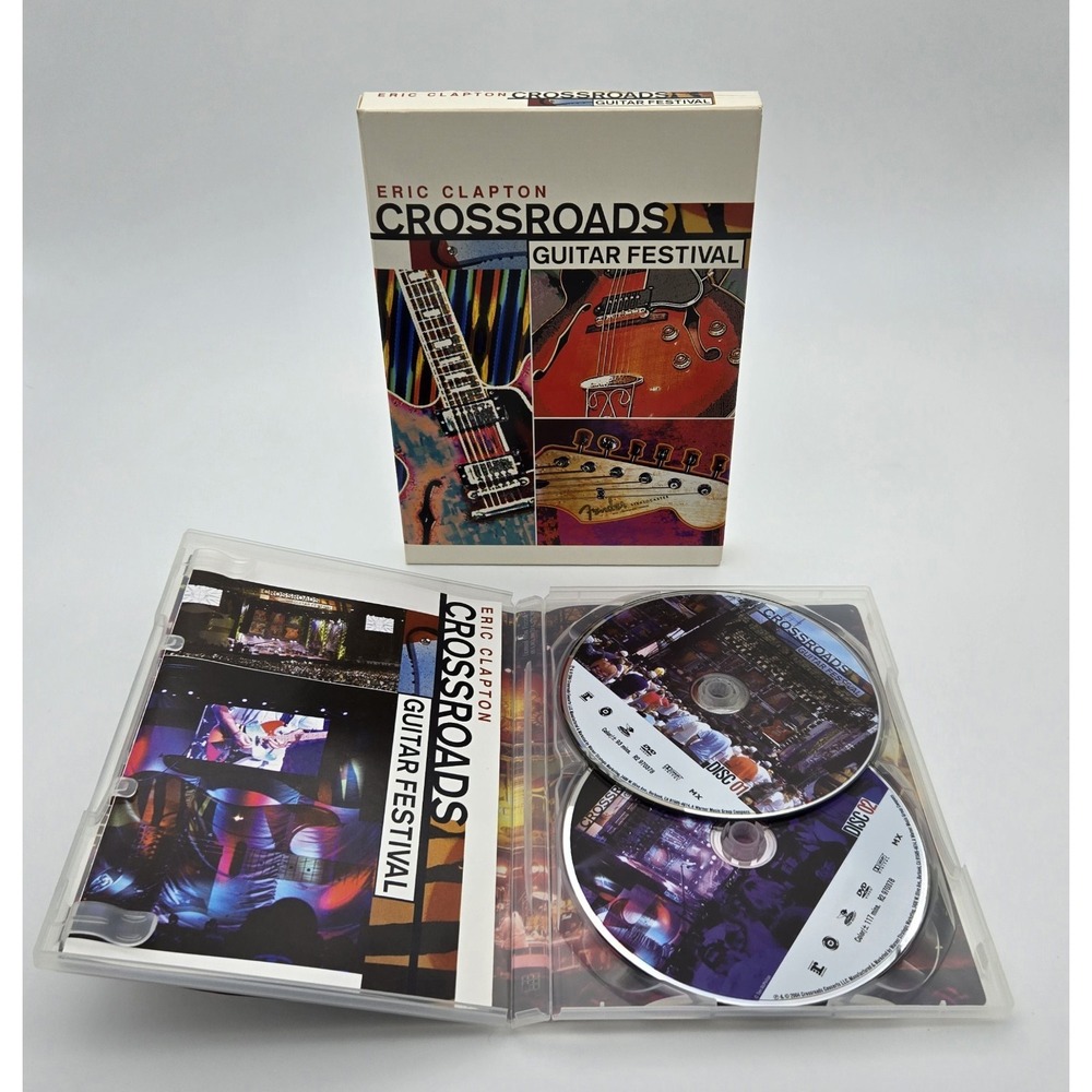 Eric Clapton Crossroads Guitar‎ Festival DVD 2 Disc Set Blues Rock Concert 2004